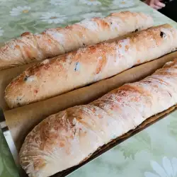 Bageti od spelte sa maslinama i sušenim paradajzom