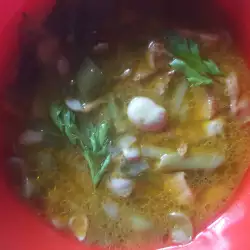 Supa od pečuraka sa maslinovim uljem