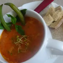 Vegetarijanska supa sa bujonom od povrća