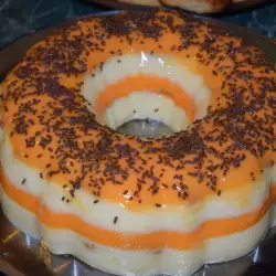 Keks torta sa sokom od pomorandže
