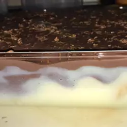 Keks torta sa kremom od pudinga