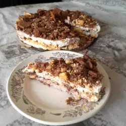 Keks torta sa krem sirom i kiselom pavlakom