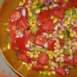 Šarena salata od pasulja