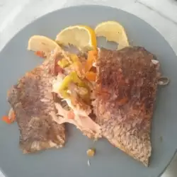 Pečena riba sa šparglama