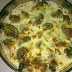 Brokoli u rerni sa topljenim sirom