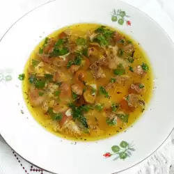 Supa od pečuraka sa pirinčem