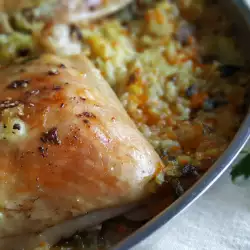 Piletina u rerni sa pirinčem