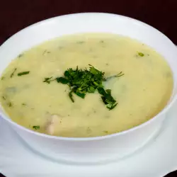 Pileća supa sa belim lukom