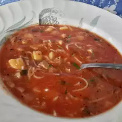 Supa sa mesom i bosiljkom