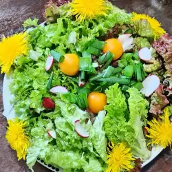 Šarena uskršnja salata sa peruanskom jagodom i šafranom