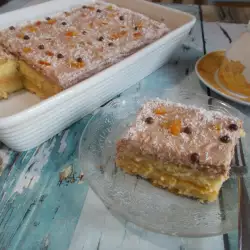 Torta sa kiselom pavlakom i pomorandžama