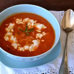 Supa od paradajza sa maslinovim uljem