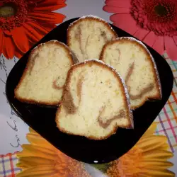 Dvobojni kolač sa korama od pomorandže