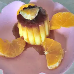 Flan krem karamel sa mandarinama