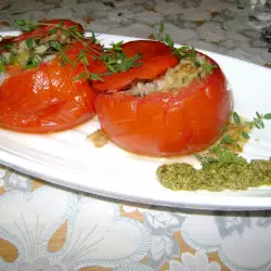 Pirinač sa paradajzom i maslinovim uljem