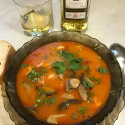Supa od pečuraka sa peršunom