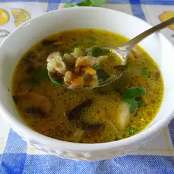 Vegetarijanska supa sa pečurkama