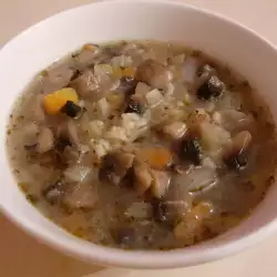 Supa od pečuraka sa belim lukom