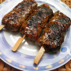 Mleveno meso na šišu na turkmenski način