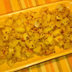 Dijetalni pečeni krompir sa biljkama