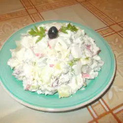 Krompir salata sa kiselim krastavčićima
