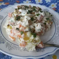 Salata sa svežim mlekom bez mesa