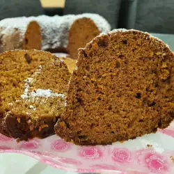 Vazdušast kolač sa slatkom i tečnom čokoladom