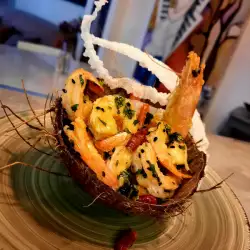 Pikantni škampi sa kokosom