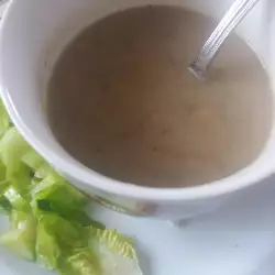 Krem supa sa belim lukom