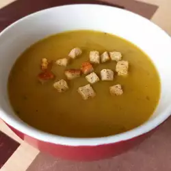 Posna krem supa sa tikvicama i povrćem