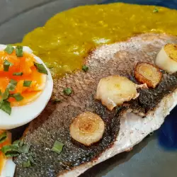Pečena riba sa prazilukom