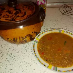 Supa sa paradajz pireom