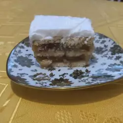 Letnji kolač sa jabukama i keksom