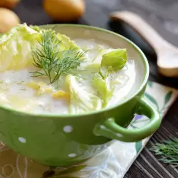Supa sa zelenom salatom