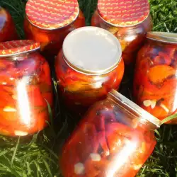 Marinirane paradajz-paprike u teglama
