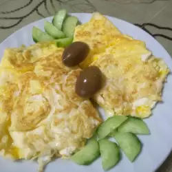 Mlečni omlet sa kobasicom