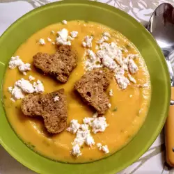 Krem supa od šargarepe sa krem sirom