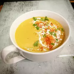 Krem supa sa pijećim bujonom