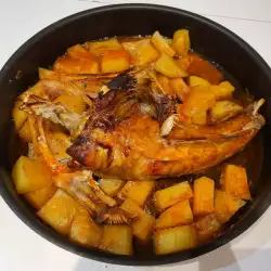 Riba sa krompirom i soja sosom