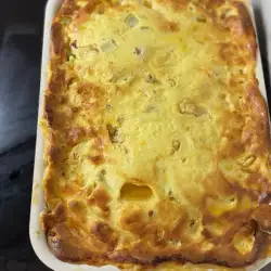 Musaka sa tikvicama, pirinčem i pilećim fileom