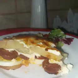Musaka sa jajima i kobasicom