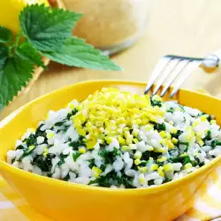Salata od koprive sa pirinčem