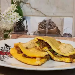 Omlet od guščijih jaja i čvaraka