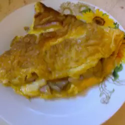 Omlet sa pečurkama, kačkavaljem i šunkom