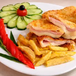 Pohovan kačkavalj sa šunkom