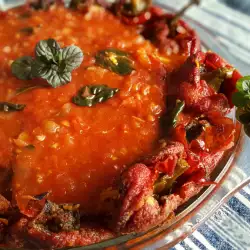 Pržene pečene paprike sa paradajz sosom