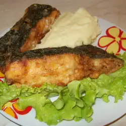 Prženi turbot sa belim lukom