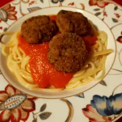 Špagete sa ćufticama i prezlama