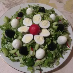 Prolećna salata sa mladim lukom