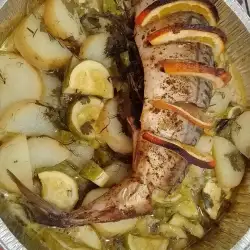 Pečena riba sa maslinovim uljem